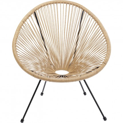 Fauteuil de jardin Acapulco nature Kare Design