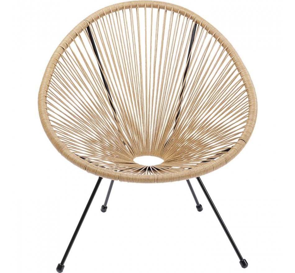 Fauteuil de jardin Acapulco nature Kare Design