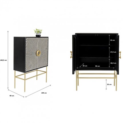 Buffet haut Electro Kare Design