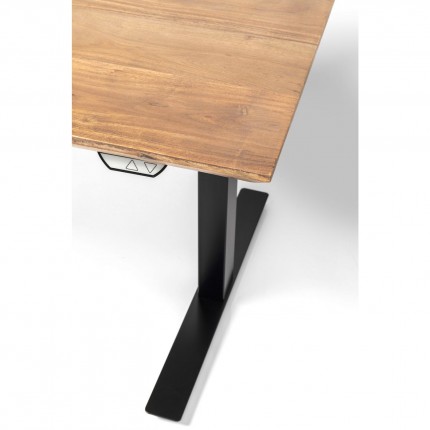 Bureau Smart Symphony acacia noir 160x80cm Kare Design