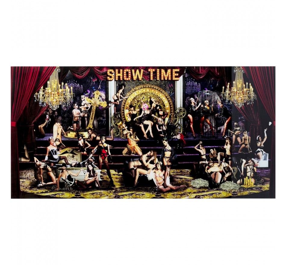 Tableau en verre Showtime 180x90cm Kare Design