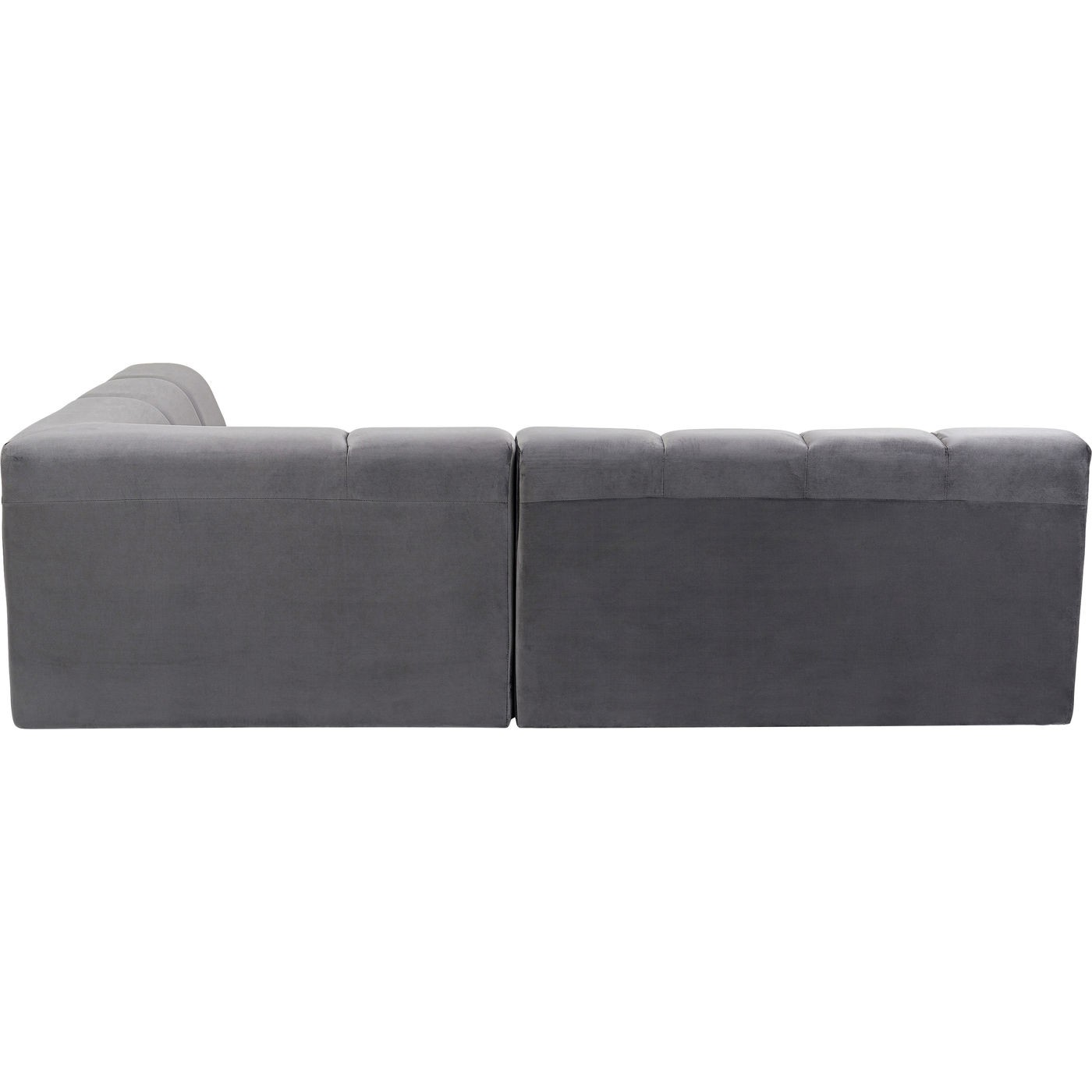Canapé d'angle Belami droite gris Kare Design