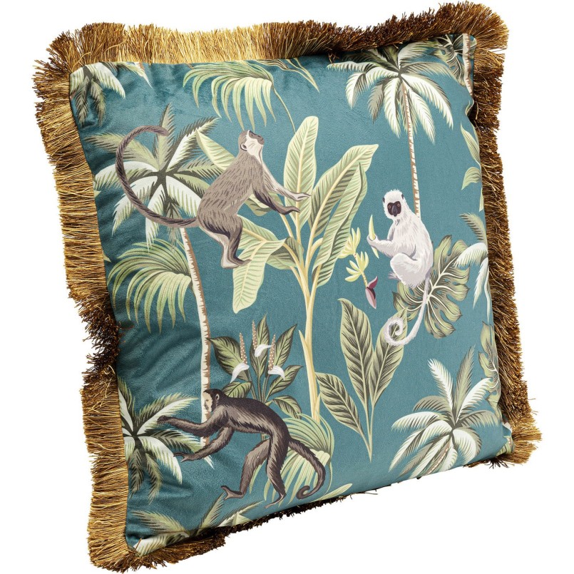 Coussin à franges Jungle Fever 45x45cm Kare Design
