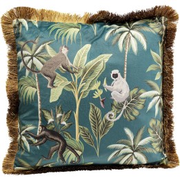 Coussin à franges Jungle Fever 45x45cm Kare Design