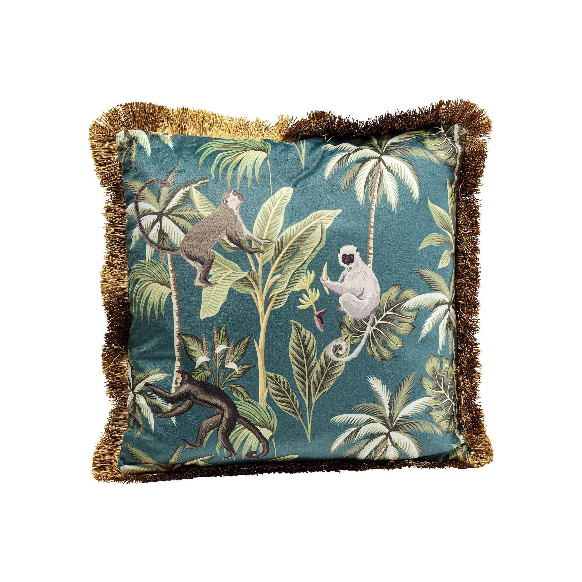 Coussin à franges Jungle Fever 45x45cm Kare Design