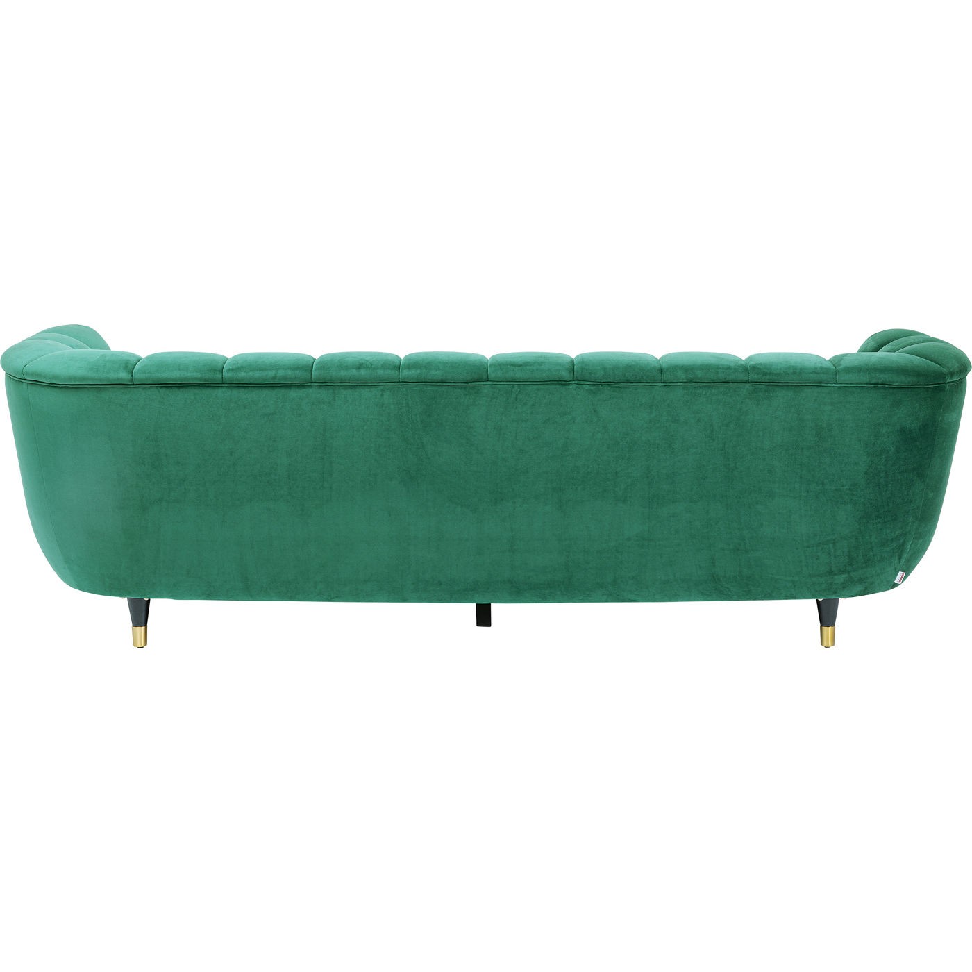 Canapé Spectra 3 places velours vert Kare Design
