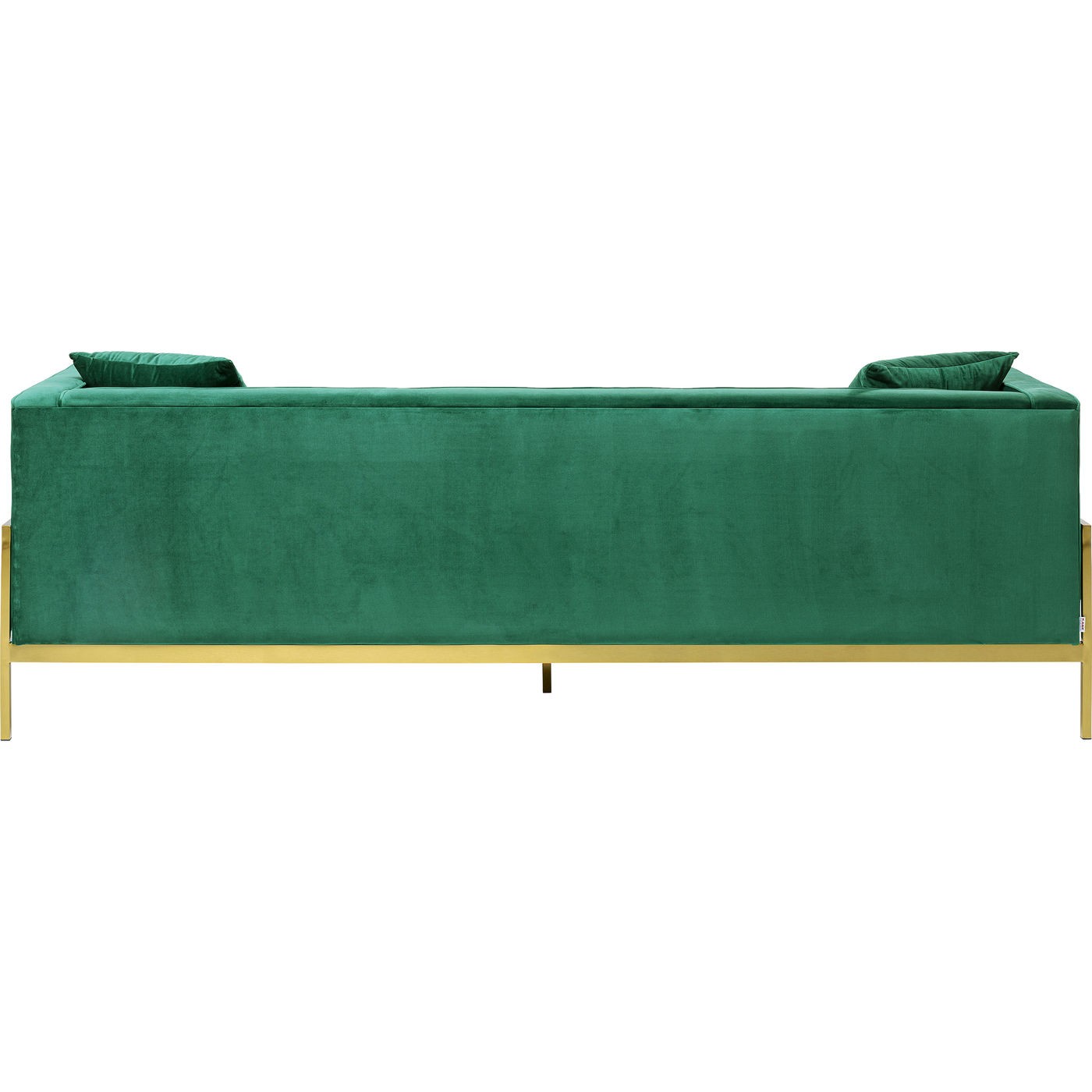 Canapé Loft 3 places velours vert Kare Design