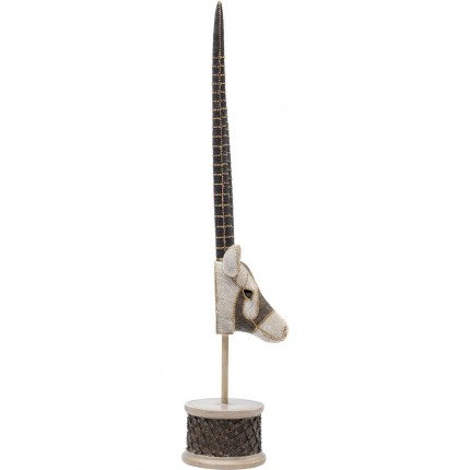 Déco tête antilope perles 79cm Kare Design