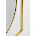 Miroir Stanford rond doré 90cm Kare Design