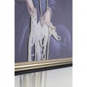 Peinture à l'huile Frame Femme perles 80x100cm Kare Design