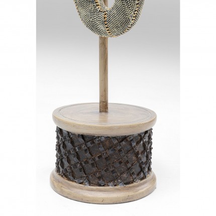 Déco tête éléphant perles 49cm Kare Design