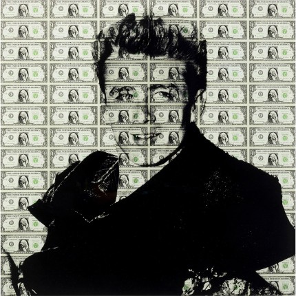 Tableau en verre Man of Dollar 100x100cm Kare Design