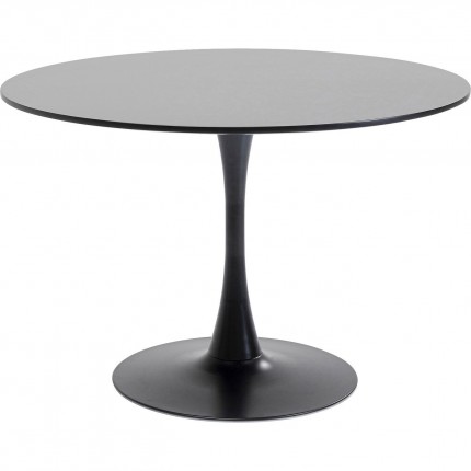 Table Schickeria 110cm noire Kare Design