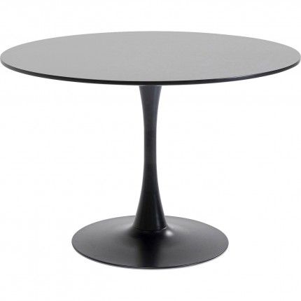 Table Schickeria noire 110cm Kare Design