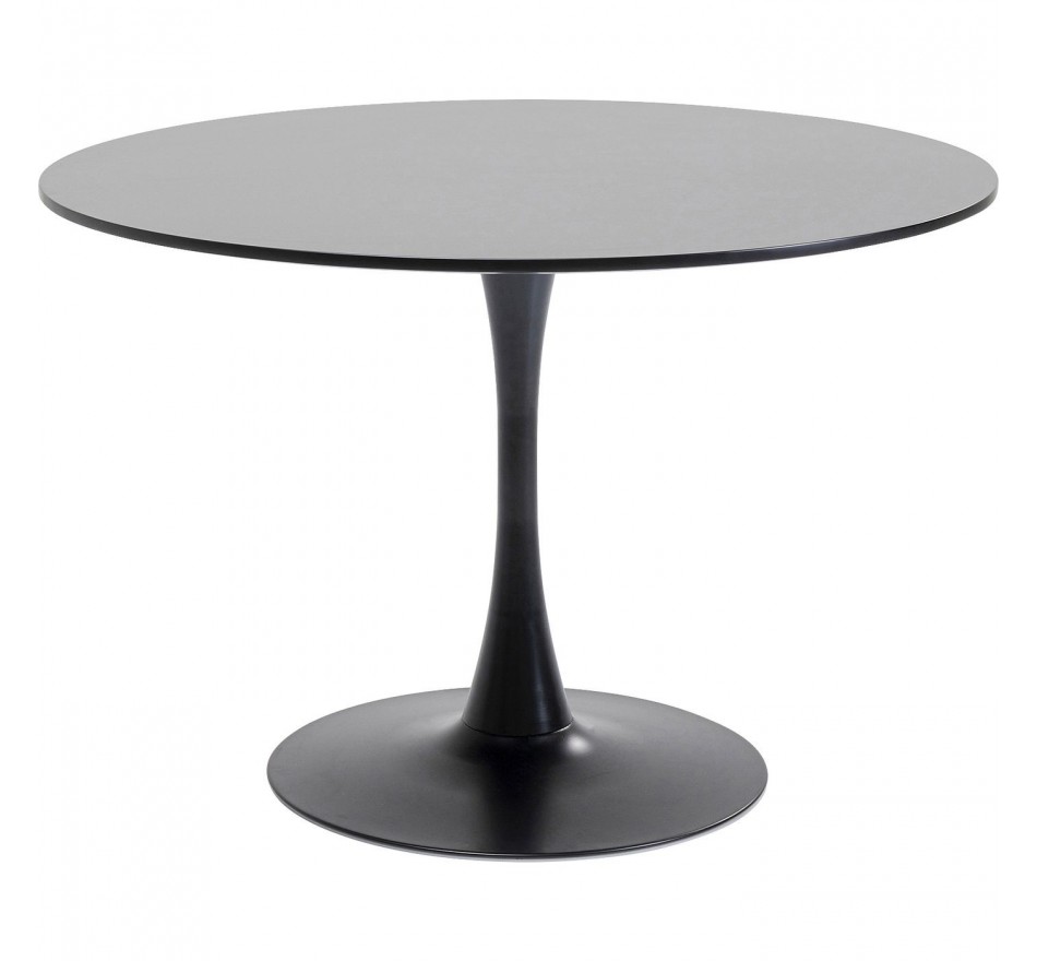 Table Schickeria noire 110cm Kare Design