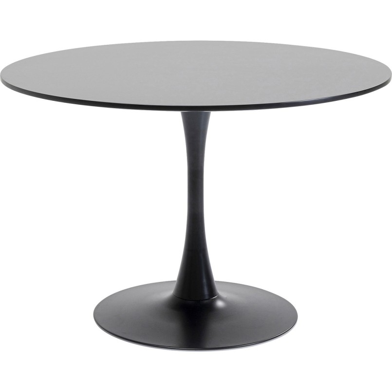 Table Schickeria noire 110cm Kare Design