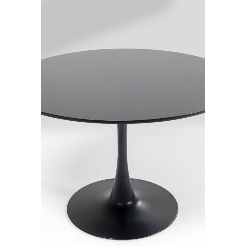 Table Schickeria noire 110cm Kare Design