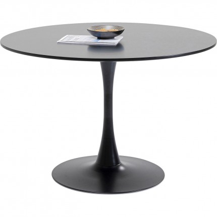 Table Schickeria 110cm noire Kare Design