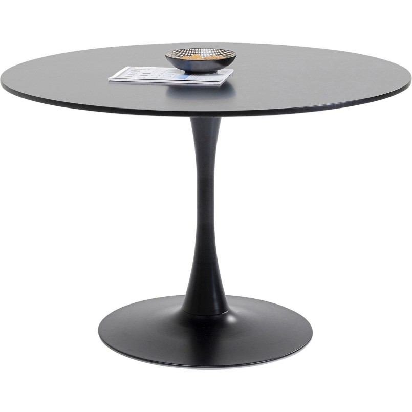 Table Schickeria noire 110cm Kare Design