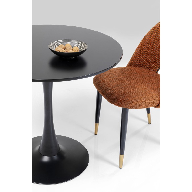 Table Schickeria noire 80cm Kare Design
