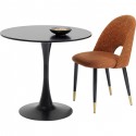 Table Schickeria noire 80cm Kare Design