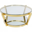 Table basse Monocolo doré 90cm Kare Design