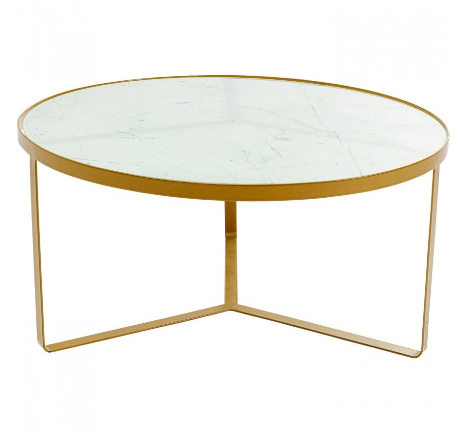 Table d'appoint Marble or 55cm Kare Design