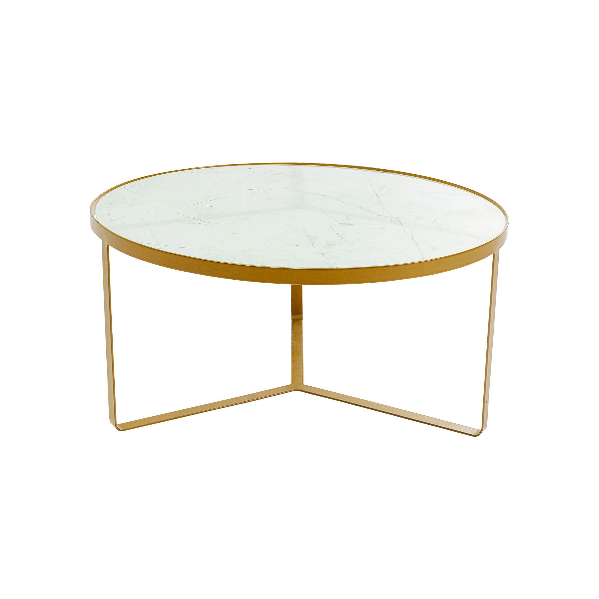 Table d'appoint Marble or 55cm Kare Design