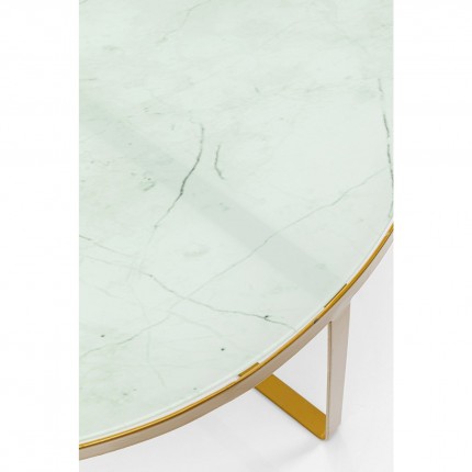 Table d'appoint Marble or 55cm Kare Design