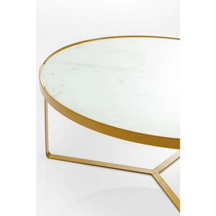 Table d'appoint Marble or 55cm Kare Design