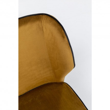 Chaise Irina velours ocre Kare Design