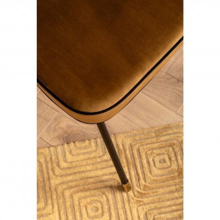 Chaise Irina velours ocre Kare Design