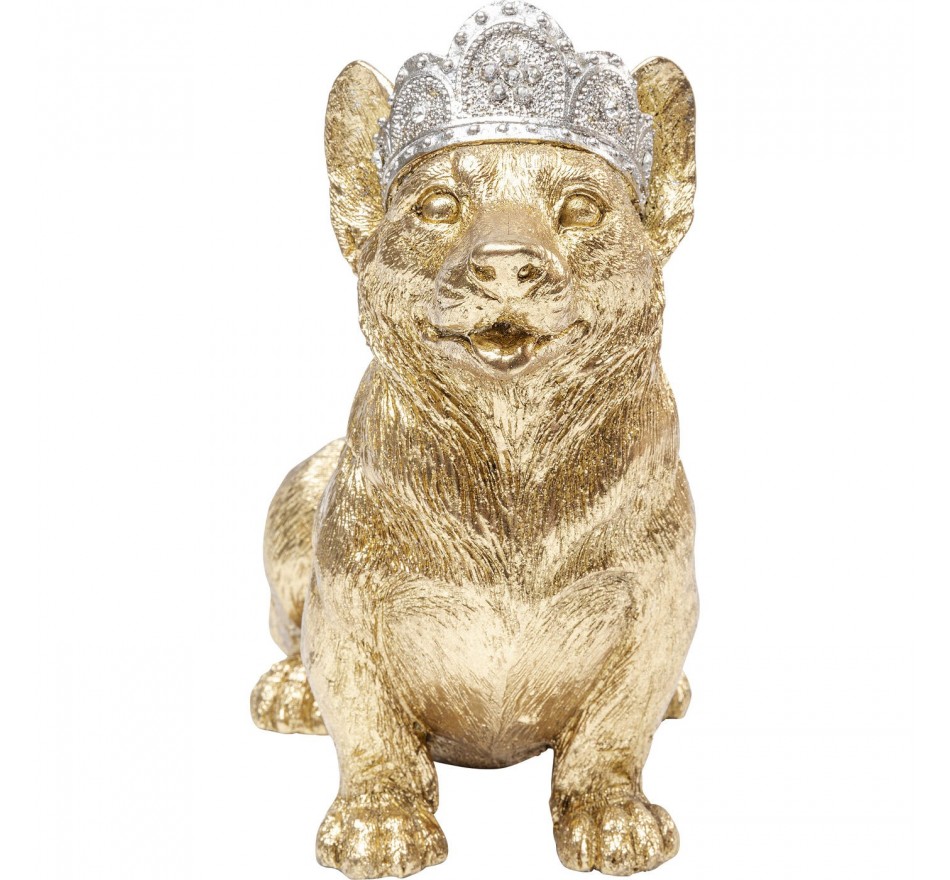 Tirelire corgi royal assis Kare Design