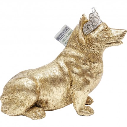 Tirelire corgi royal assis Kare Design
