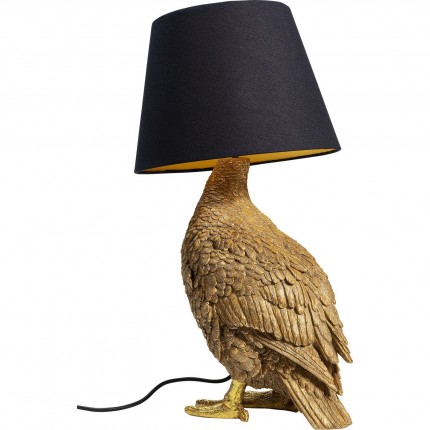 Lampe canard doré et noir Kare Design