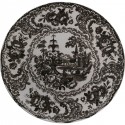 Assiettes Sakura grises 27cm set de 4 Kare Design