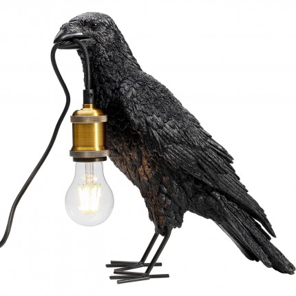 Table Lamp crow black Kare Design