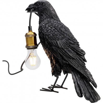 Table Lamp crow black Kare Design