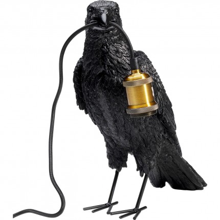 Lampe corbeau noir Kare Design