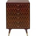 Commode haute Muskat 6 tiroirs Kare Design