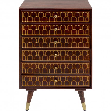 Commode haute Muskat 6 tiroirs Kare Design Commode haute Muskat 6 tiroirs Kare Design