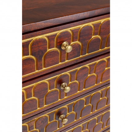 Commode haute Muskat 6 tiroirs Kare Design Commode haute Muskat 6 tiroirs Kare Design
