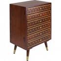 Commode haute Muskat 6 tiroirs Kare Design