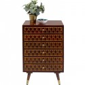 Commode haute Muskat 6 tiroirs Kare Design