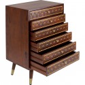 Commode haute Muskat 6 tiroirs Kare Design