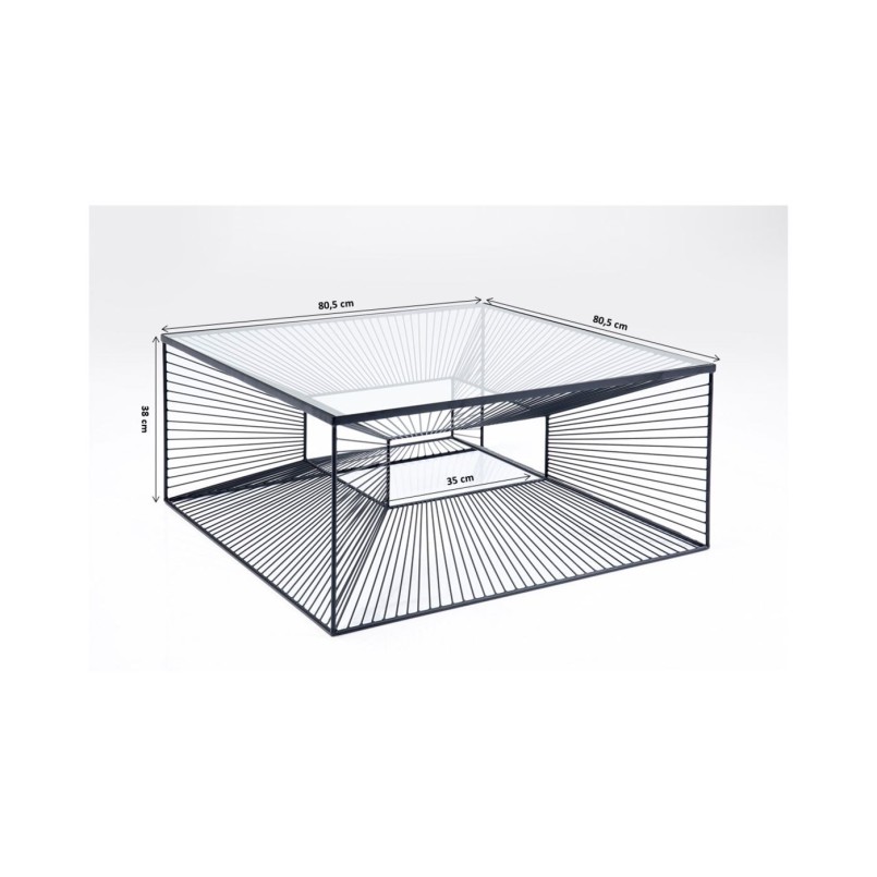 Table basse Dimension 80x80cm Kare Design