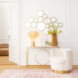 Mirror  Bubbles Brass 93x138cm Kare Design