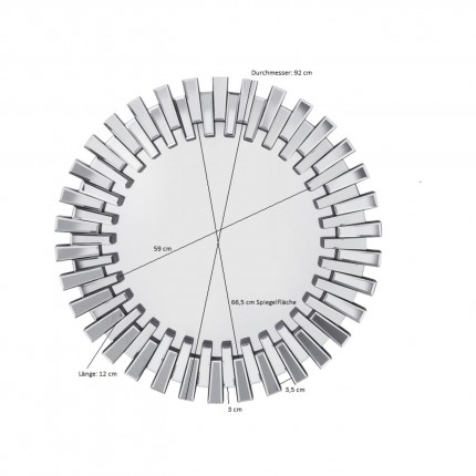 Miroir Sprocket 92cm Kare Design