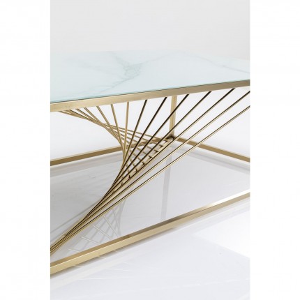 Table basse Art effet marbre 140x70cm Kare Design