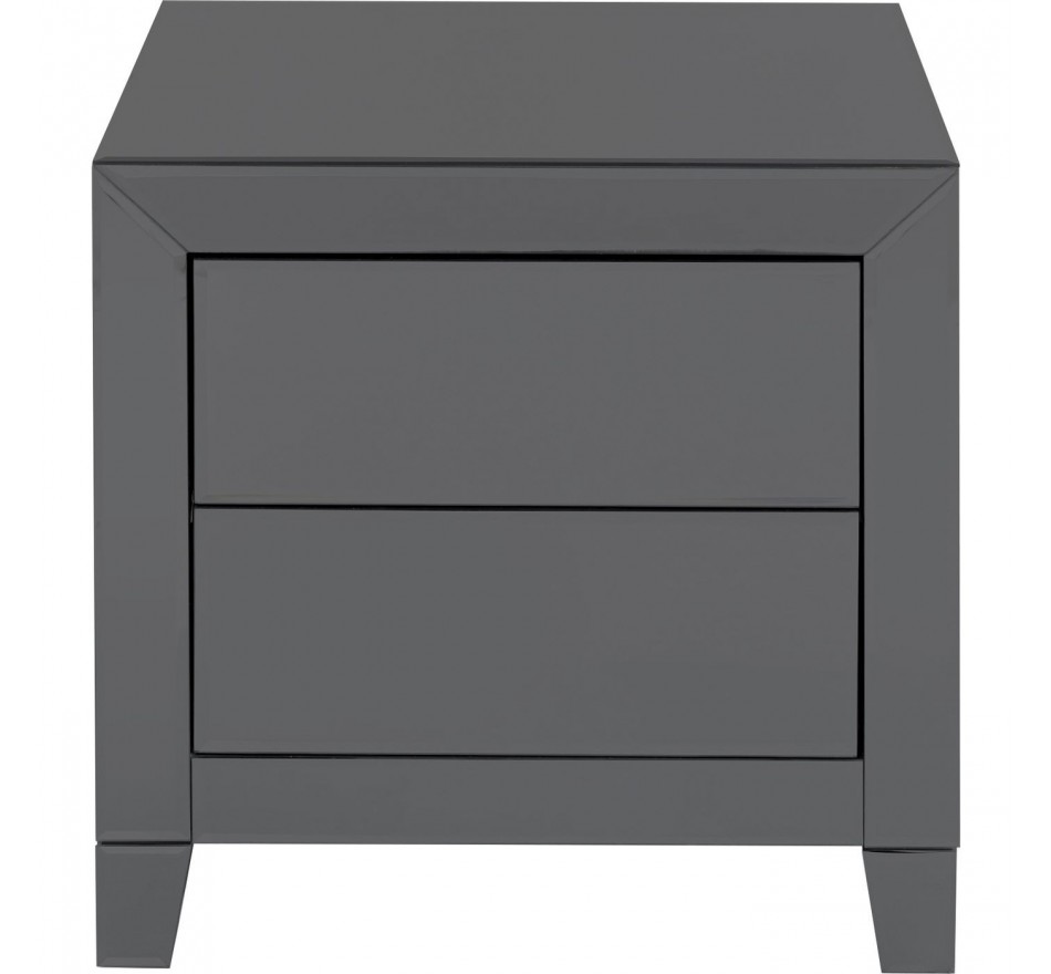 Nightstand Luxury Push 2 Drawers Grey Kare Design Nightstand Luxury Push 2 Drawers Grey Kare Design